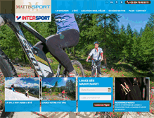 Tablet Screenshot of intersport-valdisere.com
